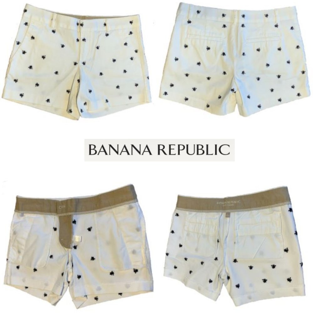 Banana Republic City Chino Short White Size 4 - Picture 4 of 15